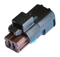 10820159 - Automotive Connector Housing, Brown, SICMA 1.5 Mini Sealed Series, Receptacle, 2 Ways - APTIV / DELPHI