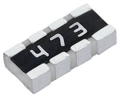 MCPNF42JTFY0330 - Fixed Network Resistor, 33 ohm, Isolated, 4 Resistors, 0402 [1005 Metric], Convex, ± 5% - MULTICOMP PRO