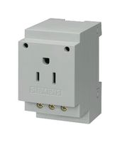 5TE6804 - Socket Outlet, 15 A, 125 VAC, Grey, Screw, SENTRON Series - SIEMENS