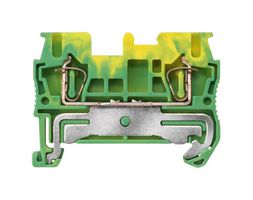 8WH2000-0CF07 - DIN Rail Mount Terminal Block, PE Thru, 2 Ways, 28 AWG, 12 AWG, 2.5 mm², Clamp - SIEMENS
