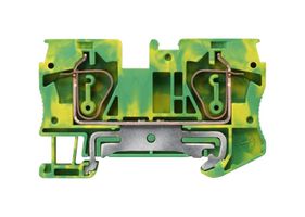 8WH2000-0CH07 - DIN Rail Mount Terminal Block, PE Thru, 2 Ways, 24 AWG, 8 AWG, 6 mm², Clamp - SIEMENS