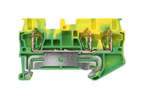 8WH2003-0CF07 - DIN Rail Mount Terminal Block, PE Thru, 3 Ways, 28 AWG, 12 AWG, 2.5 mm², Clamp - SIEMENS