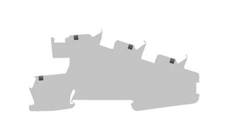 8WH6001-4DF00 - DIN Rail Mount Terminal Block, Installation, 2 Ways, 26 AWG, 12 AWG, 2.5 mm², Clamp, 24 A - SIEMENS
