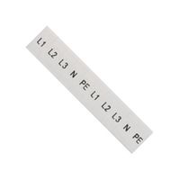 8WH8120-2AA15 - Terminal Block Marker, White, Labeling Plate, Siemens ALPHA FIX Series 2.5mm² 8WH Terminal Blocks - SIEMENS