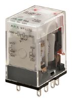 MY2-GS DC24 - Power Relay, DPDT, 24 VDC, 5 A, MY-GS Series, Socket, Non Latching - OMRON INDUSTRIAL AUTOMATION