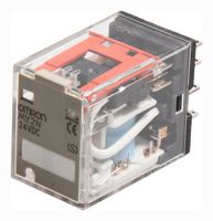 MY2N 100/110DC(S) - Power Relay, DPDT, 110 VDC, 5 A, MY(S) Series, Socket, Latching - OMRON INDUSTRIAL AUTOMATION