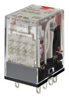 MY4IN-GS AC110/120 - Power Relay, 4PDT, 120 VAC, 3 A, MY-GS Series, Socket, Latching - OMRON INDUSTRIAL AUTOMATION