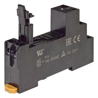 P2RFZ-08-E - Relay Socket, DIN Rail, Screw, 8 Pins, 5 A, P2RFZ-x-E Series - OMRON INDUSTRIAL AUTOMATION