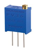 PV36W202C01B00 - Trimpot, Multi Turn, Cermet, Top Adjust, 2 kohm, Through Hole, 25 Turns - BOURNS