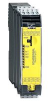 103007672 - Safety Relay, 24 VDC, DPST-NC, SPST-NO, SRB Series, DIN Rail, 4 A, Plug In, Screw - SCHMERSAL