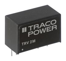 TRV 2-0523M - Isolated Through Hole DC/DC Converter, ITE & Medical, 1.5:1, 2 W, 2 Output, 15 V, 67 mA - TRACO POWER