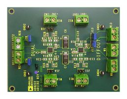 AD8222-EVALZ - Evaluation Board, AD8222, Precision Instrumentation Amplifier, Dual-Channel, 15 V Supply - ANALOG DEVICES