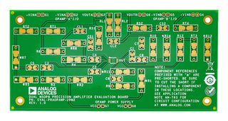 EVAL-PRAOPAMP-2RMZ - Evaluation Board, 8 Pin SOIC, MSOP, LFCSP Package Dual Amplifiers IC, Operational Amplifier - ANALOG DEVICES