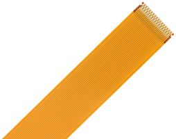 15031-0409 - FFC / FPC Cable, 9 Core, 0.3 mm, Same Sided Contacts, 4 ", 102 mm, Brown, Orange - MOLEX