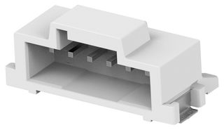 1-2336678-6 - Pin Header, Natural, Key A, Wire-to-Board, 2 mm, 1 Rows, 6 Contacts, Surface Mount Right Angle - TE CONNECTIVITY