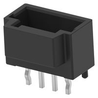 4-2232826-4 - Pin Header, Black, Key B, Wire-to-Board, 2 mm, 1 Rows, 4 Contacts, Through Hole Straight - TE CONNECTIVITY