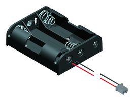 2465CN - BATT HOLDER, AA X 3, WIRE LEADS - KEYSTONE