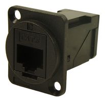 MP-CP30252 - In-Line Adapter, Plastic Frame, RJ45, RJ45, Adaptor, In-Line, MP DUAL SLIM RA FEEDTHROUGH, Jack - MULTICOMP PRO