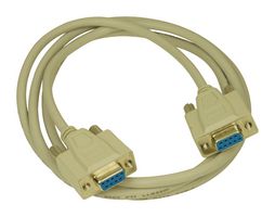 CRMN9FF-5 - Computer Cable, D Subminiature Socket, 9 Way, D Subminiature Socket, 9 Way, 5 ft, 1.5 m, Grey - L-COM