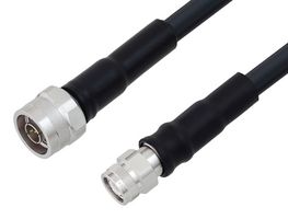 LCCA30305-FT2 - RF / Coaxial Cable Assembly, N-Type Plug to TNC Plug, LMR-400, 50 ohm, 2 ft, 609.6 mm, Black - L-COM