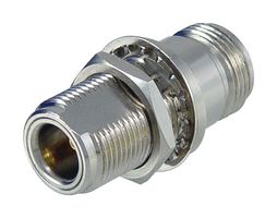 AXA-NFNFB2 - RF / Coaxial Adapter, N, Jack, N, Jack, Straight Bulkhead Adapter, 50 ohm - L-COM