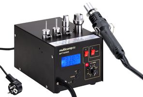 MP740965 EU - Hot Air SMD Rework Station, LCD Display, 500 °C, 240 V, EU Type Plug - MULTICOMP PRO