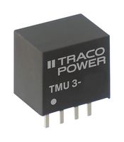 TMU 3-0512 - Isolated Through Hole DC/DC Converter, 3 W, 1 Output, 12 V, 250 mA - TRACO POWER