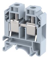 KUT16/GREY - DIN Rail Mount Terminal Block, Feed Thru, 2 Ways, 12 AWG, 3 AWG, 16 mm², Screw, 76 A - ELKAY