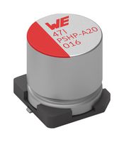 875115652006 - Polymer Aluminium Electrolytic Capacitor, 82 µF, 35 V, Radial Can - SMD, 0.035 ohm - WURTH ELEKTRONIK