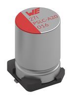 875075661004 - Polymer Aluminium Electrolytic Capacitor, 100 µF, 35 V, Radial Can - SMD, 0.025 ohm - WURTH ELEKTRONIK