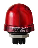 81611055. - Beacon, LED, Red, Blinking, 24 VAC/DC, 75 mm x 97 mm, IP65 - WERMA