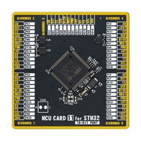 MIKROE-4631 - Add-On Board, MikroE MCU Card 11, STM32 STM32F303VET6 MCU, 2 x 168 Pin Mezzanine Connector - MIKROELEKTRONIKA