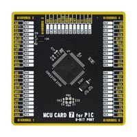 MIKROE-4040 - Add-On Board, MikroE MCU Card 7, PIC18F PIC18F86J50 MCU, 2 x 168 Pin Mezzanine Connector - MIKROELEKTRONIKA