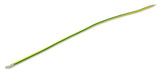 MP010795 - Earth Strap, M2.5, Ring Tongue Terminal to Ring Tongue Terminal, 11.8 ", 300 mm - MULTICOMP PRO