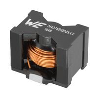 7443642010100 - Power Inductor (SMD), 1 µH, 45 A, Shielded, 49 A, WE-HCF Series - WURTH ELEKTRONIK