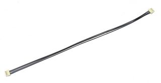 MP010818 - FFC / FPC Cable, 4 Core, 0.8 mm, Opposite Sided Contacts, 3.9 ", 100 mm, Black - MULTICOMP PRO