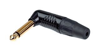 RP2RC-B - Phone Audio Connector, Mono, R/A, 2 Contacts, Plug, 6.35 mm, Cable Mount, Gold Plated Contacts - REAN