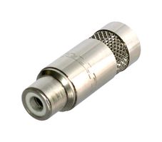 NYS372P - RCA (Phono) Audio / Video Connector, 2 Contacts, Jack, Nickel Plated Contacts, Brass Body, 11 mm - REAN