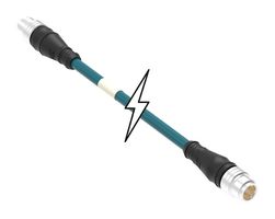 1300480095 - Sensor Cable, M12, Micro-Change Plug, Micro-Change Plug, 4 Positions, 1 m, 3.3 ft - MOLEX