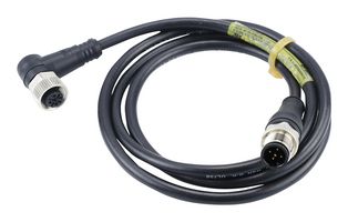 1200669001 - Sensor Cable, M12, Micro-Change Plug, 90° Micro-Change Receptacle, 5 Positions, 5 m, 16.4 ft - MOLEX
