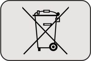 MP011001 - Label, Self Adhesive, 20 mm, 30 mm, Polypropylene, WEEE Wheeled Bin (Symbol) - MULTICOMP PRO