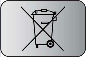 MP011007 - Label, Self Adhesive, 20 mm, 30 mm, Polyester, WEEE Wheeled Bin (Symbol) - MULTICOMP PRO