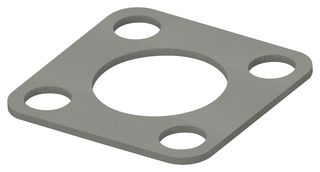 2423913-1 - EMI Shielding Gasket, Conductive Sheet, Nickel Plated Graphite, 29.29mm L x 29.29mm W x 0.8mm D - TE CONNECTIVITY