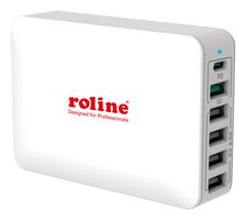 19.11.1055 - AC/DC Power Supply, 6 Output, 60 W, 20 V, 1.5 A, 15 V - ROLINE