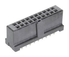 09195207824 - PCB Receptacle, Board-to-Board, 2.54 mm, 2 Rows, 20 Contacts, Through Hole Mount, SEK Series - HARTING