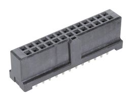 09195266824741 - PCB Receptacle, Board-to-Board, 2.54 mm, 2 Rows, 26 Contacts, Through Hole Mount, SEK Series - HARTING