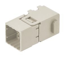 09149162001 - Heavy Duty Connector, Han Modular Series, Module, 16 Contacts, Plug - HARTING