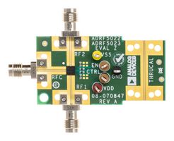 ADRF5023-EVALZ - Evaluation Board, ADRF5023BCCZN, SPDT Switch, RF / IF, Nonreflective, 9 kHz to 45 GHz - ANALOG DEVICES
