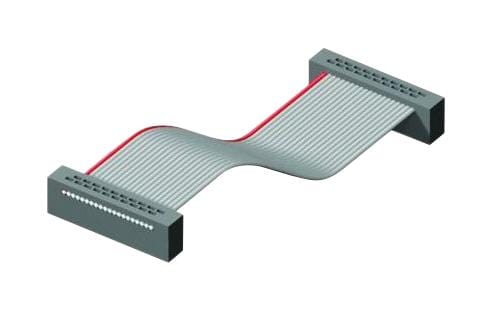 SAMTEC Picoflex and Ribbon FFSD-05-D-06.01-01-N CABLE ASSY, 10P IDC RCPT-RCPT, 152.7MM SAMTEC 3710544 FFSD-05-D-06.01-01-N