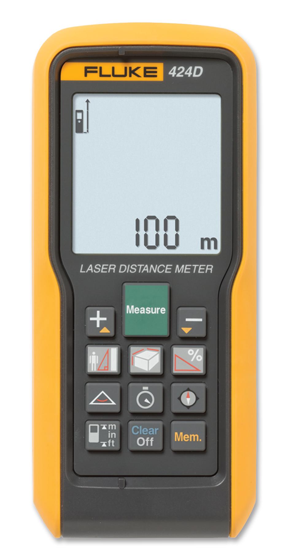 FLUKE Laser FLUKE 424D DISTANCE METER, LASER, 100M FLUKE 2249956 FLUKE 424D